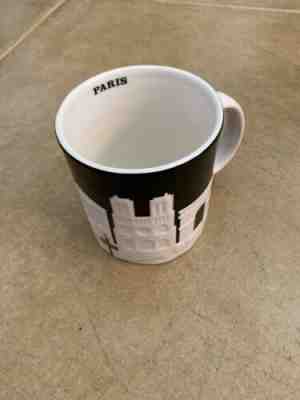 Starbucks City Mug, PARIS, Relief Collection, Black-White, New with SKU, 16 oz. - Sold on eBay Nov, 5th 2019 for $55.00