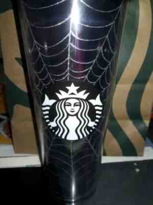 New Starbucks Halloween Fall 2019 Glitter Spiderweb Limited Edition Tumbler Cup  - Sold on eBay Nov, 5th 2019 for $35.00