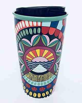 NEW Starbucks JESSIE And KATEY Ceramic Tumbler Traveler Coffee 12oz Mug - Sold on eBay Nov, 5th 2019 for $28.00