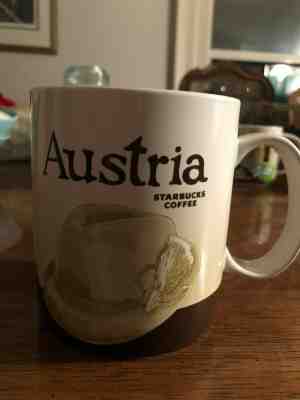 Austria Starbucks Coffee Mug From Global Icon Collector Series, 16 oz. - Sold on eBay Nov, 5th 2019 for $35.00