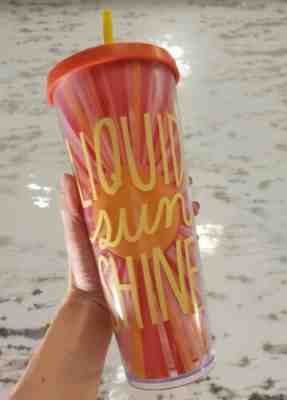 Starbucks Liquid Sunshine Venti Acrylic Cold Cup 24oz Tumbler with Tags - Sold on eBay Nov, 5th 2019 for $25.00