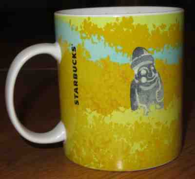 New STARBUCKS 16oz JEJU Island SOUTH KOREA Coffee Cup MUG Yellow Blue White 2014 - Sold on eBay Nov, 4th 2019 for $21.99