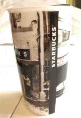 STARBUCKS Travel Mug Original Store Seattle WA 2016 Brown Sepia Pike Place - Sold on eBay Nov, 4th 2019 for $19.00