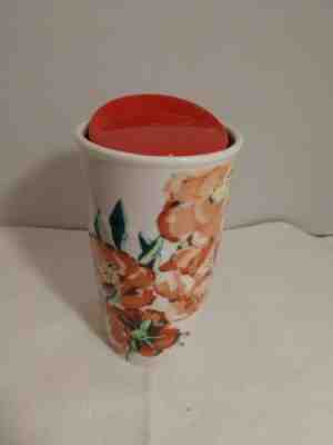 NEW Starbucks Floral Ceramic Mug Traveler Tumbler With Lid, 10 Fl Oz (11051480) - Sold on eBay Nov, 4th 2019 for $17.00