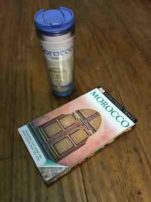 Starbucks Coffee 2004 Morocco Travel Tumbler and DK Eyewitness book - Sold on eBay Nov, 4th 2019 for $25.00