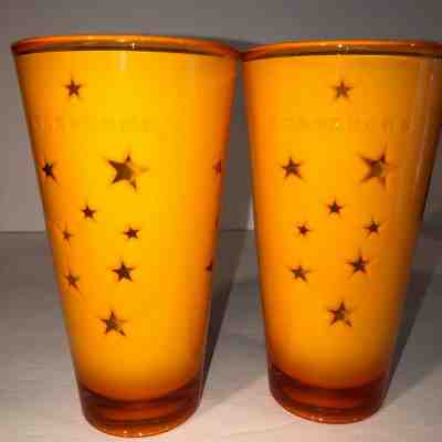 Starbucks 2003 POOLSIDE TUMBLER (orange).  (2) - Sold on eBay Nov, 4th 2019 for $35.00