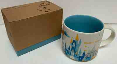 Starbucks You Are Here Disney Parks WDW Magic Kingdom 14 oz Mug Version 1 NIB - Sold on eBay Nov, 4th 2019 for $40.00