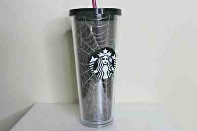 Starbucks Fall 2019 - Glitter Spiderweb Halloween Tumbler - RARE AND SOLD OUT!  - Sold on eBay Nov, 4th 2019 for $37.97