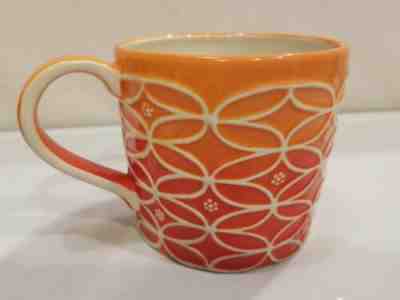 2009 Starbucks Mug Cup Hand-Painted Orange 3-D Tea 14 oz SHIPS FREE! - Sold on eBay Nov, 4th 2019 for $25.00