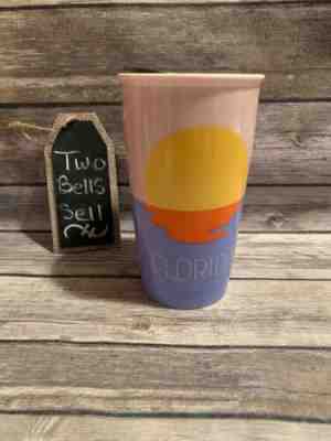 STARBUCKS Florida TALL TRAVEL TUMBLER w/ LID Ceramic Souvenir Mug Cup - Sold on eBay Nov, 4th 2019 for $20.00
