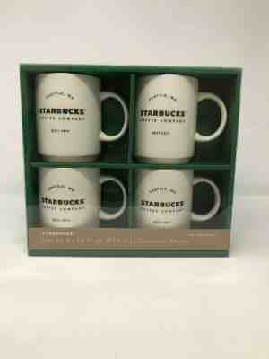 Starbucks Coffee Company 14 OZ Ceramic Mugs Gift Set - 4 Pack - NEW - Sold on eBay Nov, 4th 2019 for $24.99
