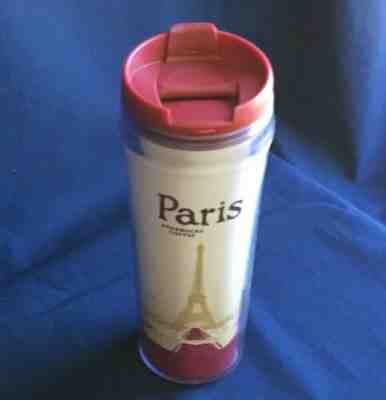 Starbucks Coffee Insulated Plastic Tumbler 12 oz Paris 2004 Hot or Cold - Sold on eBay Nov, 4th 2019 for $15.59