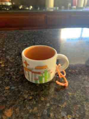 Starbucks Ornament 2 oz Cup YAH ARIZONA You Are Here Espresso Mini Mug Demitasse - Sold on eBay Nov, 4th 2019 for $16.95