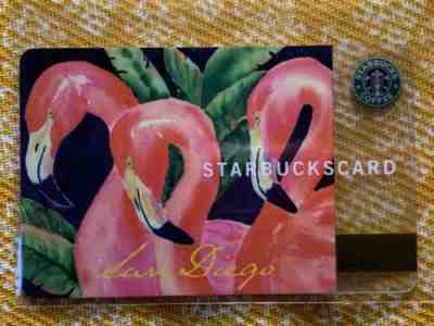 Starbucks RARE 2003 San Diego Zoo FLAMINGOS Charity Fund Raiser Card HTF