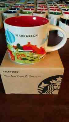 rare mugs Starbucks MARRAKECH You Are Here (YAH) 14 oz mug with SKU tag - Sold on eBay Nov, 4th 2019 for $46.95