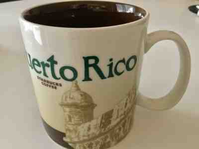 Starbucks Global Icon City Coffee Mug Collection 16 oz. PUERTO RICO NWT RETIRED - Sold on eBay Nov, 4th 2019 for $21.95