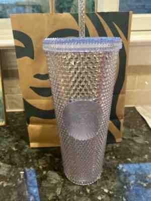 NEW HOLIDAY CHRISTMAS 2019 Starbucks Studded tumbler Silver - Sold on eBay Nov, 4th 2019 for $52.00