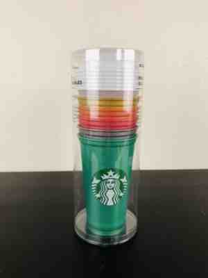 Starbucks Reusable Cup 2018 Holiday Collection 16 oz Limited 6 Pack Cups Lids - Sold on eBay Nov, 4th 2019 for $29.99