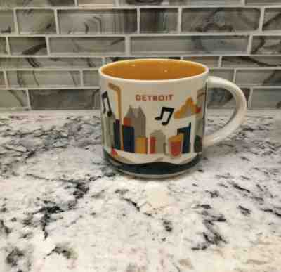 Starbucks Detroit You Are Here Coffee Mug Cup 14 Oz Collection BRAND NEW IN BOX - Sold on eBay Nov, 4th 2019 for $19.99