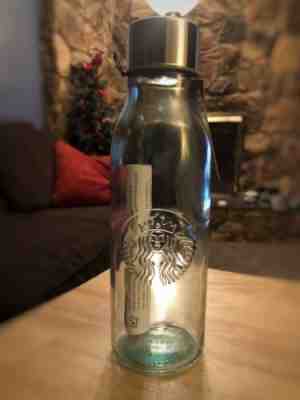 Starbucks 2019 Glass Water Bottle - Recycled Glass (Spain) - Sold on eBay Nov, 4th 2019 for $27.50