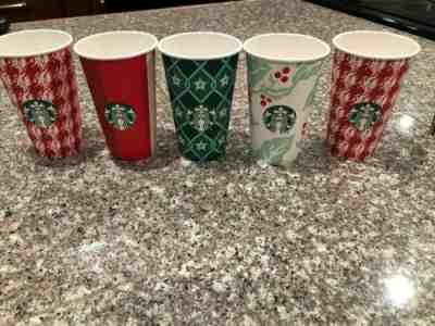 45 Starbucks Grande Holiday Paper Cups Drink Coffee With Lids - Sold on eBay Nov, 4th 2019 for $16.99