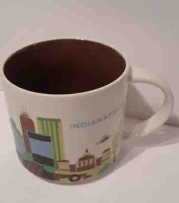 2015 Starbucks INDIANAPOLIS Coffee Mug You Are Here Collection 14 ounces - Sold on eBay Nov, 4th 2019 for $19.99