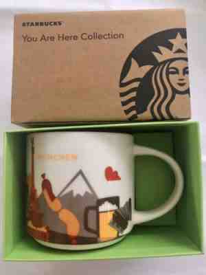 Starbucks Coffee 14oz mug Munich München Germany YAH You Are Here w/STAINED BOX - Sold on eBay Nov, 4th 2019 for $24.95