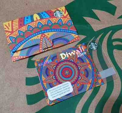 Starbucks Card Malaysia ~ Diwali 2019 x3 ,Constellation x2 ,Jimmy Liao x2 - Sold on eBay Nov, 4th 2019 for $46.00