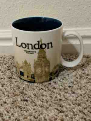 Starbucks London Coffee Cup Collector Series City Icon Mug 2012 16oz - Sold on eBay Nov, 3rd 2019 for $26.00