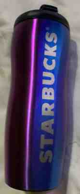 Starbucks Metallic Blue~Purple Stainless Insulated Tumbler 2003 Travel Mug RARE - Sold on eBay Nov, 3rd 2019 for $29.95