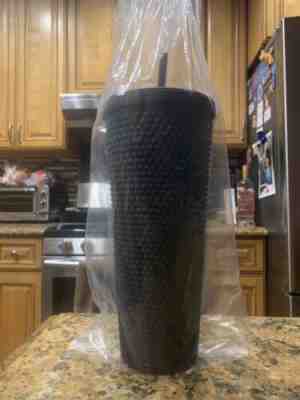 •2019• RARE limited Edition Black studded Starbucks tumbler • Brand New• - Sold on eBay Nov, 3rd 2019 for $49.25