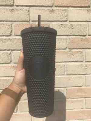 NEW Fall 2019 Starbucks Black Matte Studded Spike Cold Cup Tumbler SOLD OUT - Sold on eBay Nov, 3rd 2019 for $75.00