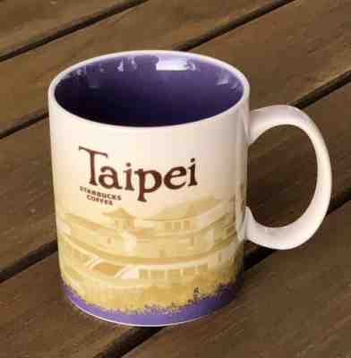 Starbucks Taipei Global City Mug Coffee Tea Ceramic Cup 2013 16 fl oz  - Sold on eBay Nov, 3rd 2019 for $18.50