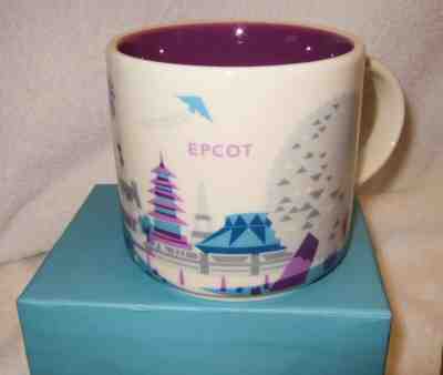 DISNEY PARKS STARBUCKS EPCOT YOU ARE HERE COFFEE MUG CUP RETIRED 14OZ - NIB - Sold on eBay Nov, 3rd 2019 for $36.00