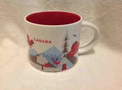 Starbucks Canada Mug "You Are Here" YAH Collection 14 Oz 2017 Hard to Find  - Sold on eBay Nov, 3rd 2019 for $29.27