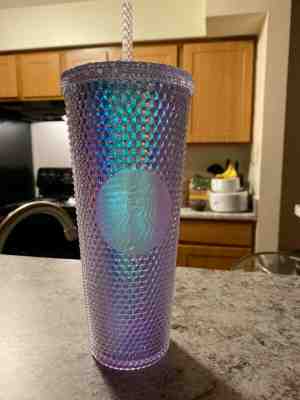 2018 RAINBOW STARBUCKS IRIDESCENT STUDDED UNICORN TUMBLER WITH SKU - Sold on eBay Nov, 3rd 2019 for $80.00