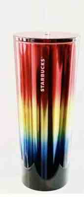 Starbucks Stainless Steel Pride Rainbow Cold Cup Tumbler Venti 24oz Summer 2019 - Sold on eBay Nov, 3rd 2019 for $25.99