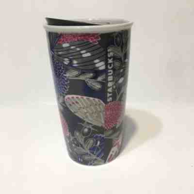 Starbucks 2019 Fall Butterfly Double Wall Ceramic Traveler Mug Tumbler NWT - Sold on eBay Nov, 3rd 2019 for $29.98