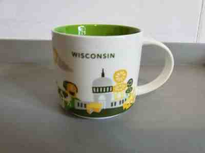 New STARBUCKS You Are Here WISCONSIN  Union Chairs Mug Discontinued 1st Version  - Sold on eBay Nov, 3rd 2019 for $39.99