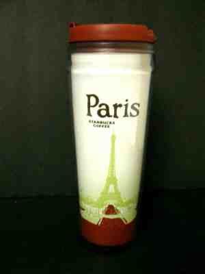 Starbucks PARIS Global Icon Plastic Travel Tumbler Coffee Mug Cup 12oz - Sold on eBay Nov, 3rd 2019 for $18.00