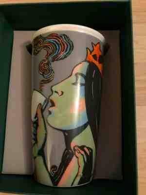 Starbucks Limited Edition 12oz Milton Glaser Ceramic Travel Mug 2016 with Box - Sold on eBay Nov, 3rd 2019 for $32.99