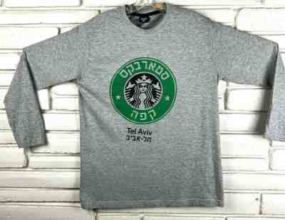 RARE - M Starbucks Tel Aviv Long Sleeve TShirt - Unisex - Sold on eBay Nov, 3rd 2019 for $22.77
