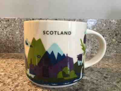 Starbucks Scotland YOU ARE HERE YAH Mug Highlands Golf Bagpipe Nessie new w/ SKU - Sold on eBay Nov, 3rd 2019 for $49.99