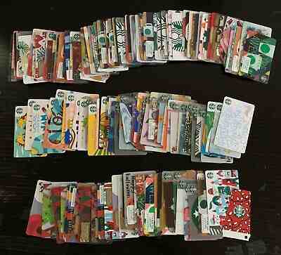 Lot of 150+ Starbucks Gift Cards - Die Cut, Holidays, Birthday, Thank You + - Sold on eBay Nov, 3rd 2019 for $20.00