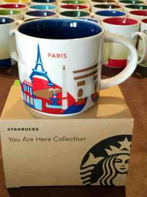 rare mugs Starbucks PARIS You Are Here (YAH) 14 oz mug with SKU tag - Sold on eBay Nov, 3rd 2019 for $24.95