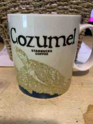 Starbucks Coffee Mug Global Icon City Cozumel16oz Collectors Series Cup 2012 - Sold on eBay Nov, 3rd 2019 for $18.50
