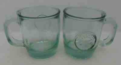 2 San Miguel Authentic Recycled Glass Handled Mug Starbucks SPAIN Very Rare - Sold on eBay Nov, 3rd 2019 for $29.00