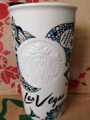 NEW Starbucks 2015 LAS VEGAS Mermaid/Siren ceramic tumbler NEW! LAST ONE!!! - Sold on eBay Nov, 3rd 2019 for $49.99