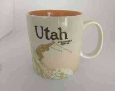 Utah 2012 Starbucks Coffee Mug Collectible Global Icon Downhill Skier & Arches  - Sold on eBay Nov, 3rd 2019 for $99.00