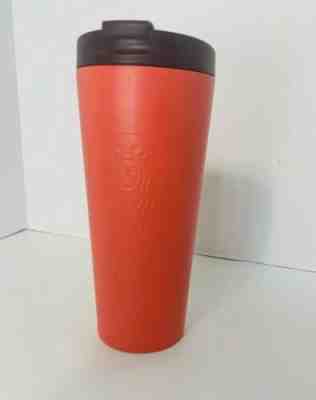 NEW Starbucks Orange Coral MATTE Tumbler Cup 16oz 2016 - Sold on eBay Nov, 3rd 2019 for $17.99